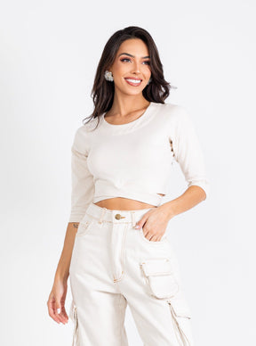 Cropped com Amarração