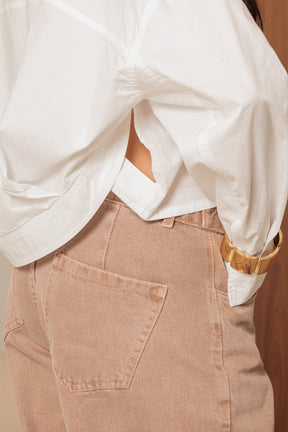 Camisa Cropped de Manga Longa