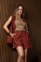 Shorts de Alfaiataria