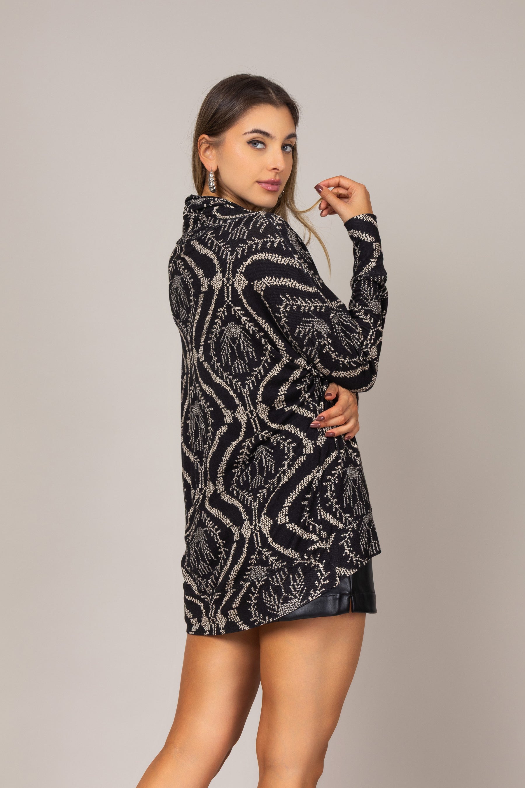 Blusa Gola Boba Jaspe