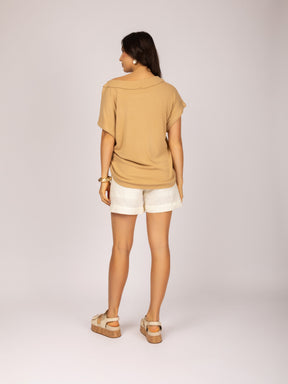Blusa Decote Canoa