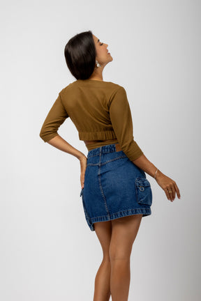 Cropped com Amarração