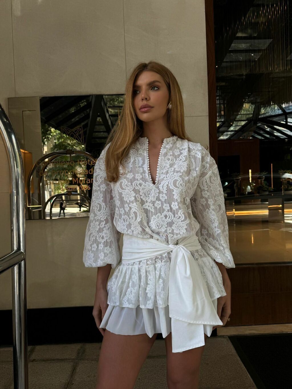 Vestido Off White Cassia