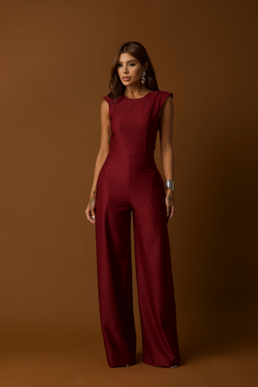 Conjunto Macacão Pantalona e Colete Removível Sense